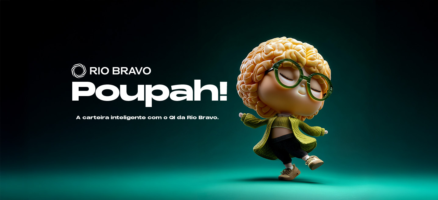 Poupah! A carteira inteligente<br/> com o QI da Rio Bravo.